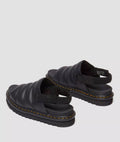 Dr. Martens Kole Sandalias Negras De Cuero