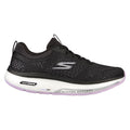 Skechers Go Walk Workout Walker Outpace Zapatillas De Mujer De Poliéster Negras/Lavanda