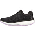 Skechers Go Walk Workout Walker Outpace Zapatillas De Mujer De Poliéster Negras/Lavanda