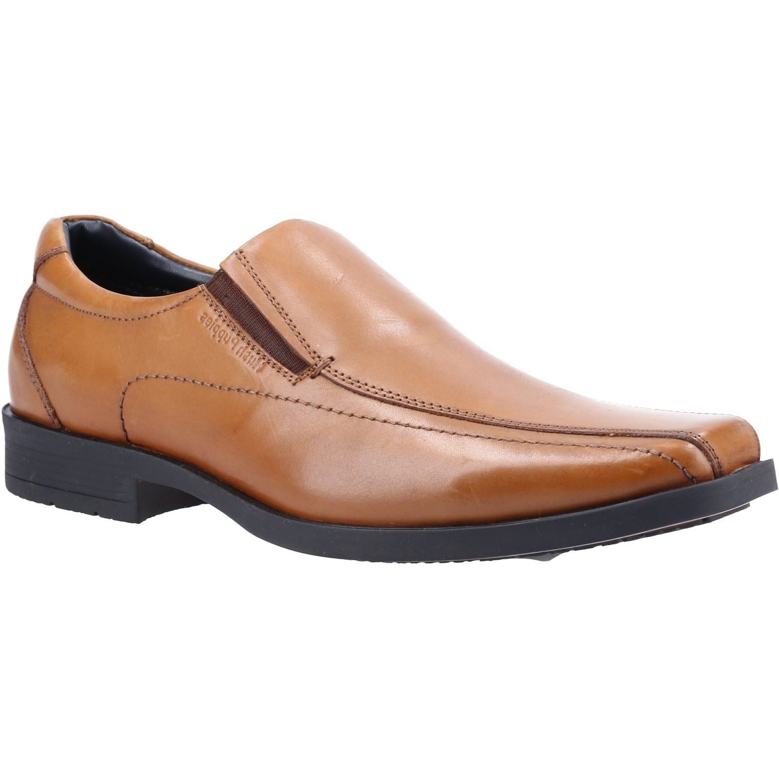Hush Puppies Brody Zapatos Sin Cordones De Cuero Para Hombre En Color Beige.
