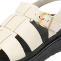 FitFlop GEN-FF Fisherman Sandalias De Mujer De Cuero En Color Beige