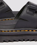 Dr. Martens Raine Athena Slides De Cuero Para Mujer En Negro