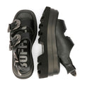 Buffalo Jupiter Ari West Sandalias Negras Para Mujer