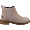 Hush Puppies Maddy Botas De Ante Para Mujer En Color Nude.