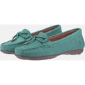Hush Puppies Maggie Mocasines De Cuero Azul Cielo Para Mujer
