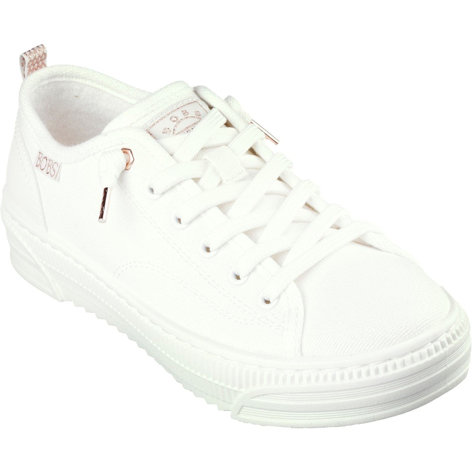 Skechers BOBS Copa Zapatillas De Deporte Para Mujer En Color Blanco Roto.