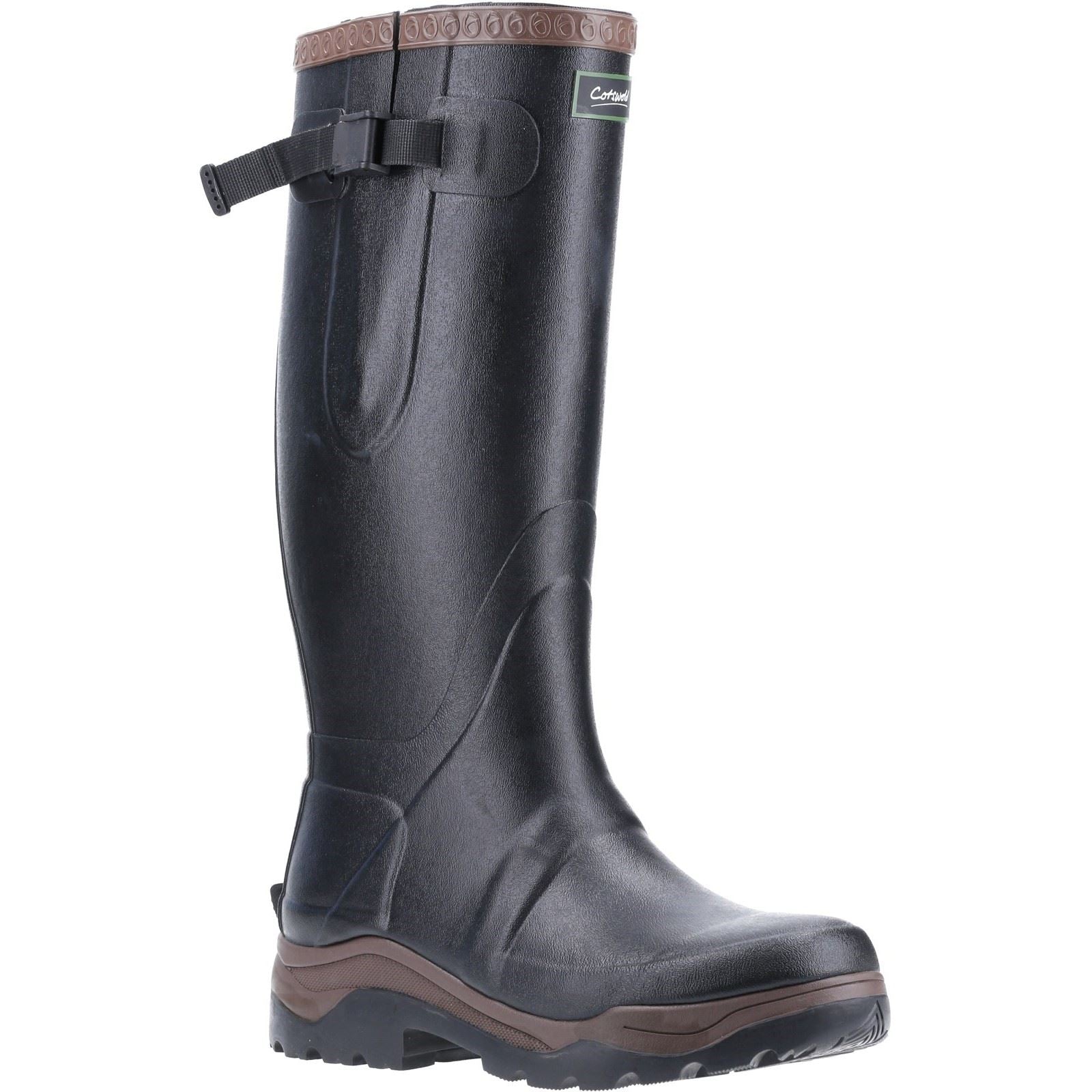 Cotswold Compass Botas De Agua Negras De Goma