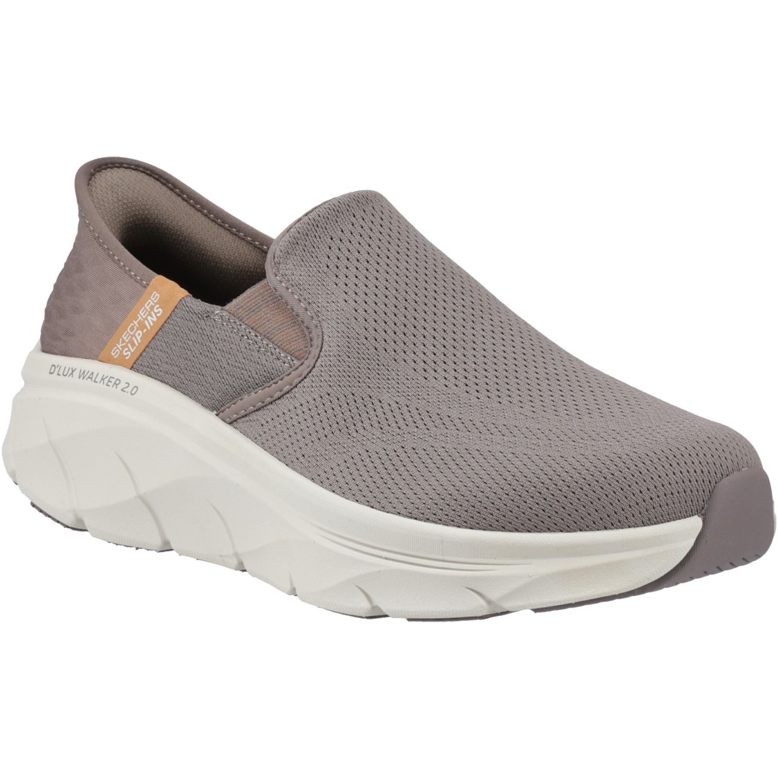 Skechers D'Lux Walker 2.0 Zapatillas De Tela Marrón Para Hombre