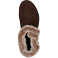Skechers On-The-Go Joy First Glance Botas De Cuero Para Mujer En Color Chocolate