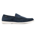 Ben Sherman Amarillo Suede Mocasines Azules Para Hombre