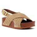 Desert Fleur Sparks Sandalias De Mujer De Ante En Color Beige