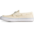 Sperry Bahama Ii Zapatos De Hombre Color Marfil Con Cordones