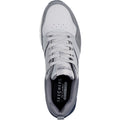 Skechers Uno Retro One Zapatillas De Cuero Gris Para Hombre