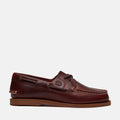Timberland Classic 2 Eye Zapatos De Cuero Rojos Para Mujer