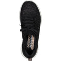 Skechers Ultra Flex 3.0 Let's Dance Zapatillas De Mujer Negras/Oro Rosa De Tela