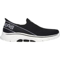 Skechers GO WALK 7 Mia Zapatillas De Deporte De Tela Para Mujer En Negro/Blanco