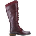 Hush Puppies Rudy Botas De Gamuza Para Mujer En Color Burdeos.