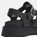 Timberland Clairemont Way Fisherman Sandalias De Cuero Para Mujer En Color Negro