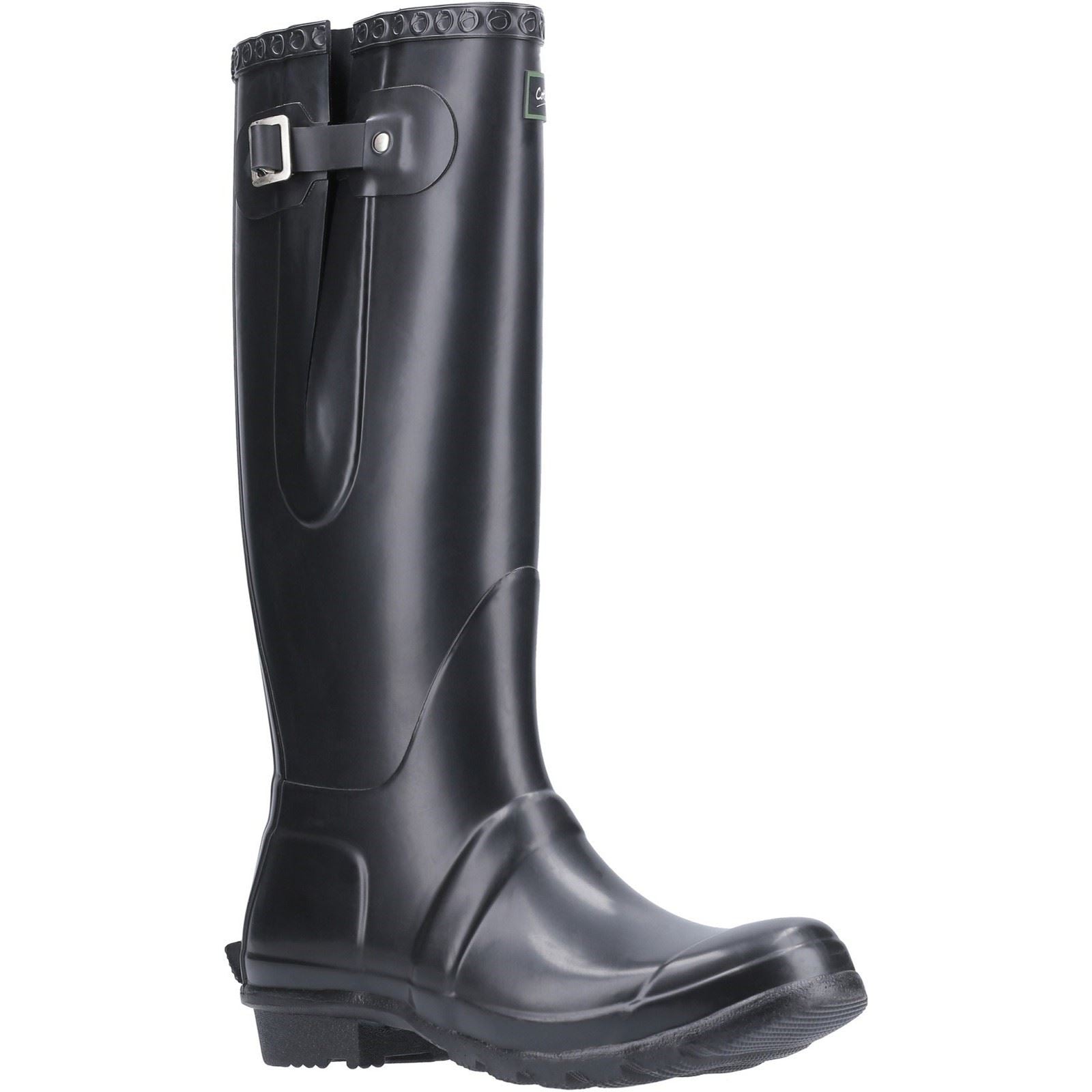 Cotswold Windsor Welly Botas De Agua Negras De Goma