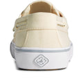 Sperry Bahama Ii Zapatos De Hombre Color Marfil Con Cordones