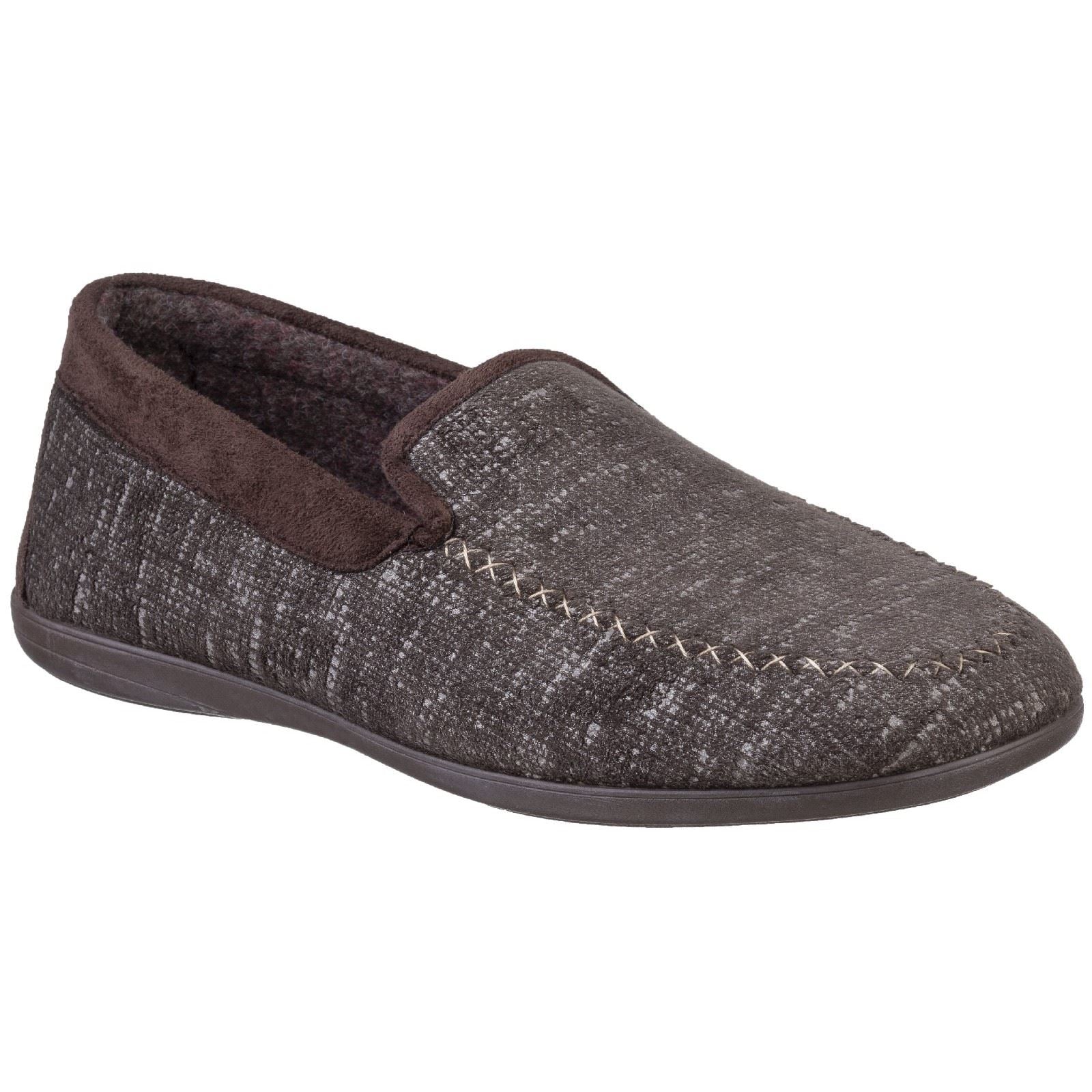Cotswold Stanley Zapatillas De Hombre De Microfibra Marrón.