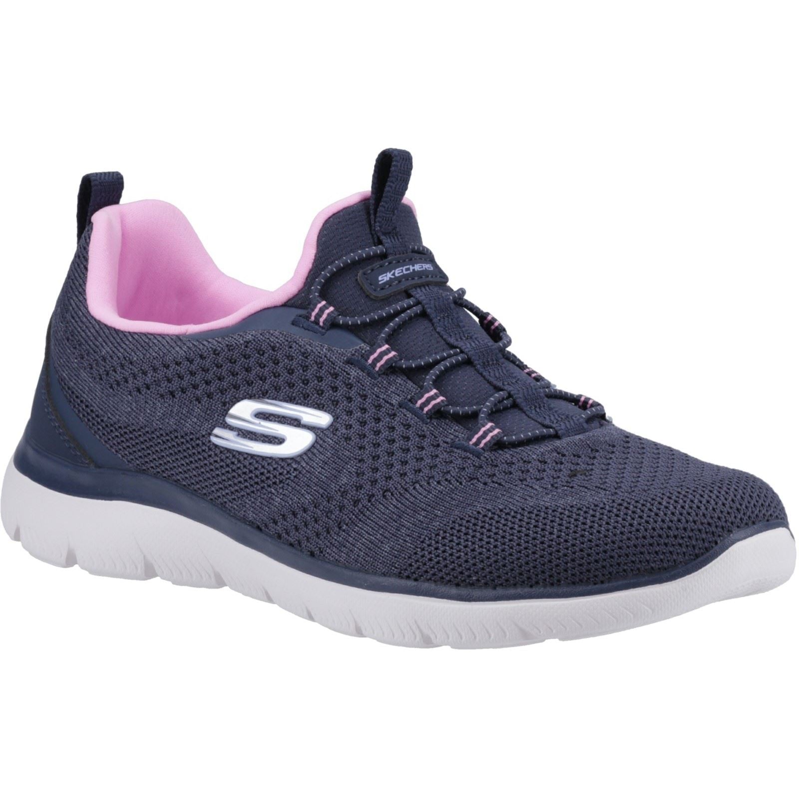 Skechers Summits New Nature Zapatillas De Deporte Para Mujer En Azul Marino/Rosa