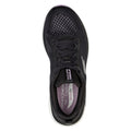 Skechers Go Walk Workout Walker Outpace Zapatillas De Mujer De Poliéster Negras/Lavanda