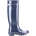 Hunter Original Tall Gloss Botas De Agua Azul Marino De Mujer.