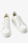 Fred Perry Tennis Cupsole Zapatillas Blancas De Cuero Para Hombre