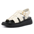 FitFlop GEN-FF Fisherman Sandalias De Mujer De Cuero En Color Beige