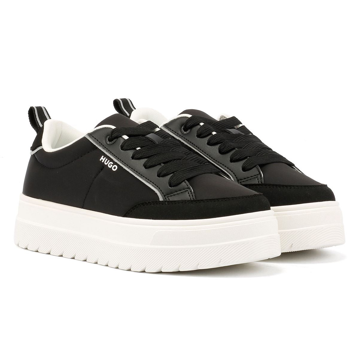 Hugo Lyssa Tennis Zapatillas Negras De Mujer.