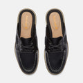 Timberland Noreen Mules De Mujer De Cuero En Negro.