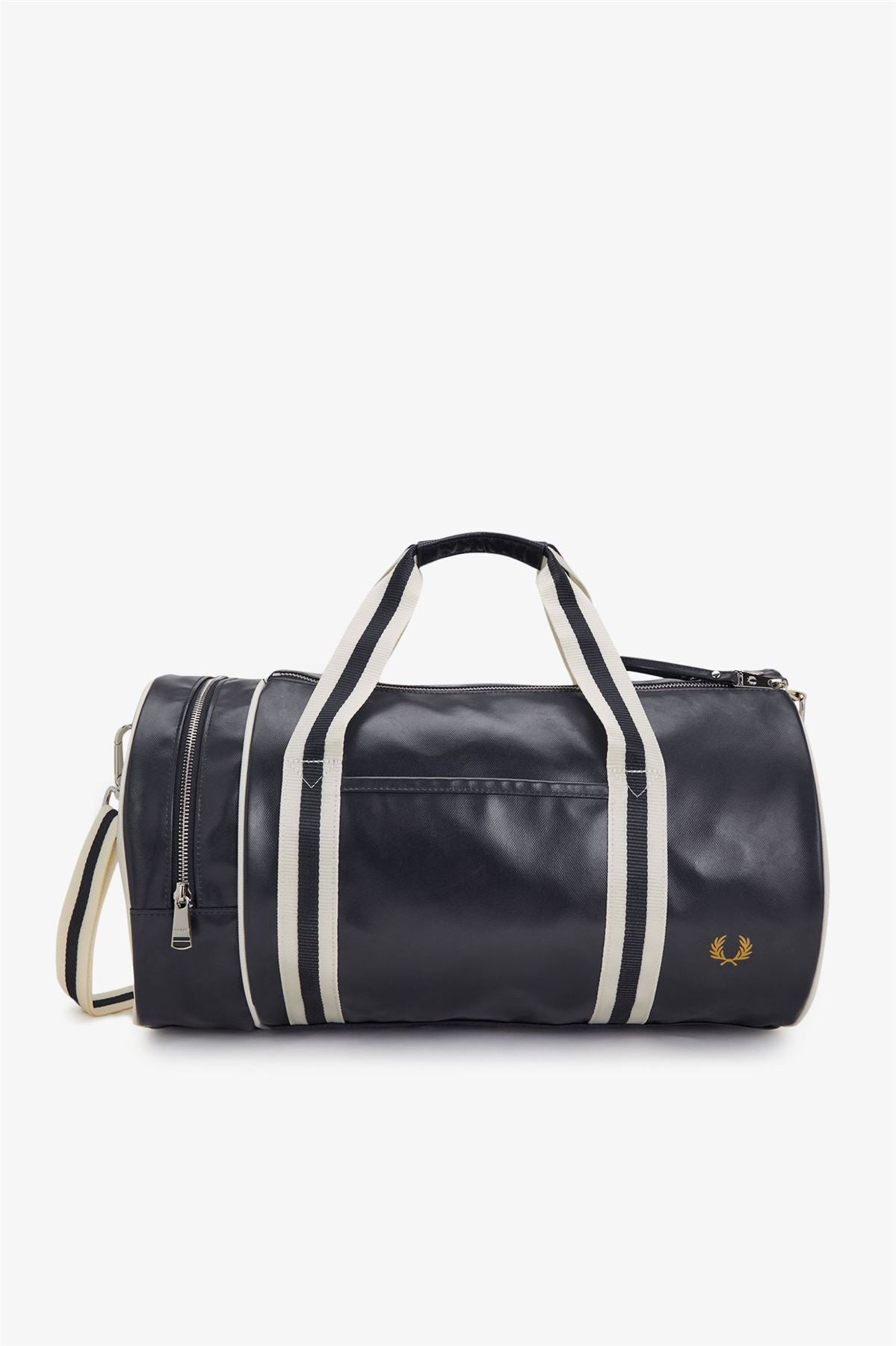 Fred Perry Classic Barrel Bolso Cruzado De Poliéster Azul Marino/Ecrú