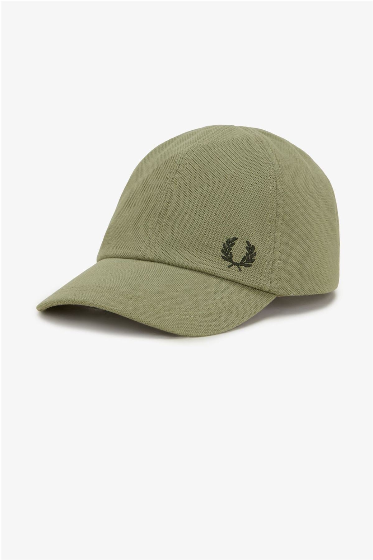 Fred Perry Pique Classic Gorras De Algodón Verde Menta/Verde Nocturno