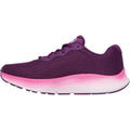 Skechers Go Run Consistent 2.0 Fast Pace Zapatillas De Tela Para Mujer En Color Ciruela.