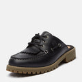 Timberland Noreen Mules De Mujer De Cuero En Negro.