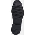 Hush Puppies Santiago Zapatos De Hombre Negros De Cuero Con Cordones.