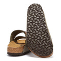 Birkenstock Sandalias De Piedra De Nubuck De Flor De Birko De Arizona