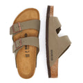 Birkenstock Sandalias De Piedra De Nubuck De Flor De Birko De Arizona