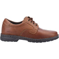 Hush Puppies Outlaw II Zapatos De Cuero Marrones Con Cordones Para Hombre.