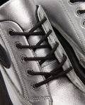 Dr. Martens Buzz 5I Tumbled Zapatos De Mujer De Cuero Plateados