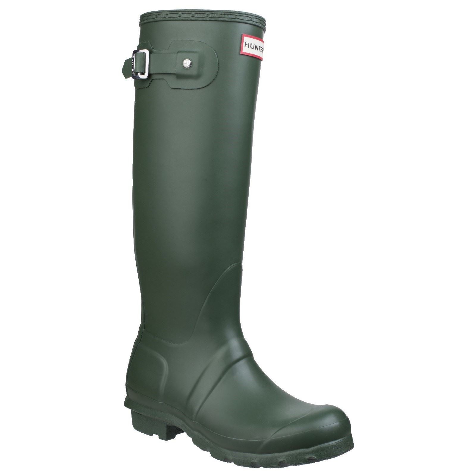 Hunter Original Tall Botas De Agua Verdes Para Mujer