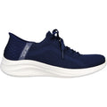 Skechers Ultra Flex 3.0 Brilliant Path Zapatillas De Tela Para Mujer En Color Azul Marino