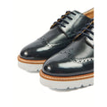 Pod Kortney Zapatos Brogues De Charol Azul Marino Para Mujer