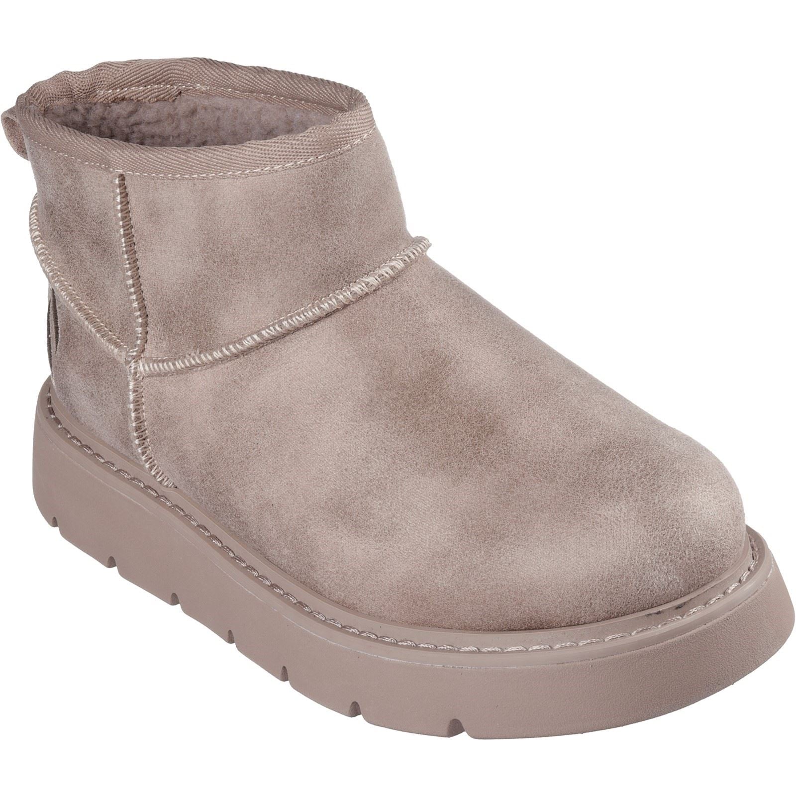 Skechers Keepsakes Lite Snow Bird Botas De Mujer Color Topo De Poliéster.