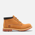 Timberland Nellie Mid Chukka Botas De Cuero Amarillas Para Mujer