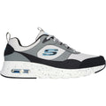 Skechers Skech-Air Court - Yatton Zapatillas De Cuero Para Hombre En Gris/Multicolor