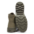 Palladium botas verdes de lona Pampa Hi Mono Chrome
