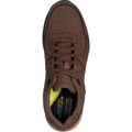Skechers Netson Gander Zapatos Marrones Para Hombre De Poliuretano Con Cordones.