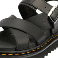 Dr. Martens Voss II Athena Sandalias De Cuero Para Mujer En Color Negro
